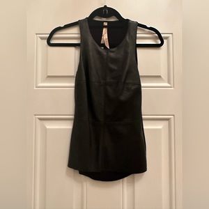 Bailey 44 Fonda Vegan Leather Top XS